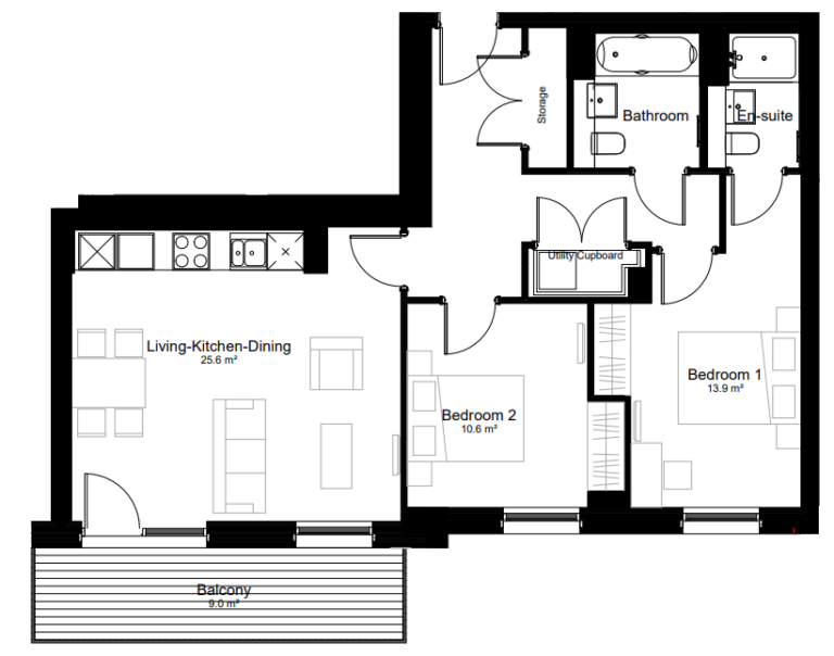 2 Bedroom Flats to Rent in Southall, West London UNCLE