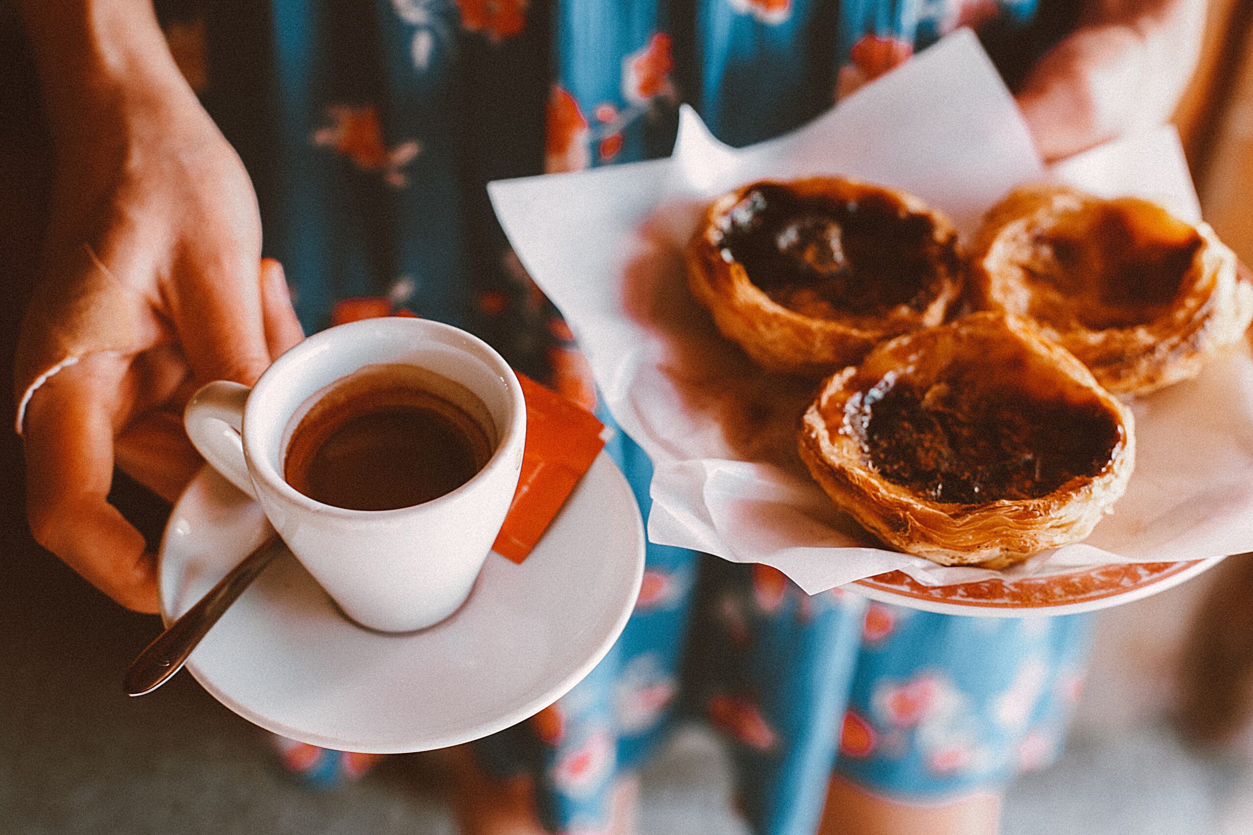 Nice pastries and coffee